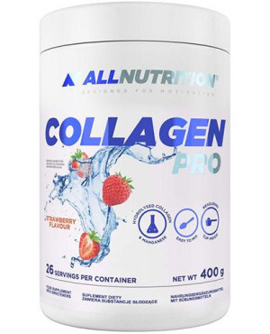 Allnutrition Collagen Pro Kolagen w proszku o smaku truskawkowym - 400 g - cena, opinie, wskazania