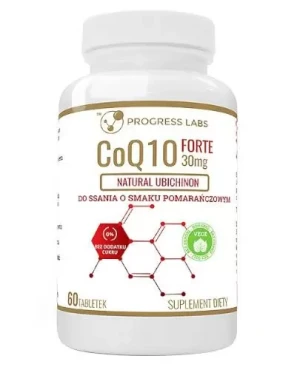 Progress Labs CoQ10 Forte 30 mg (koenzym Q10) 60 tabletek do ssania