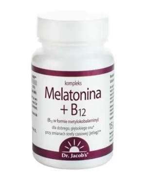 Dr Jacobs, Melatonina + B12, 60 tabletek