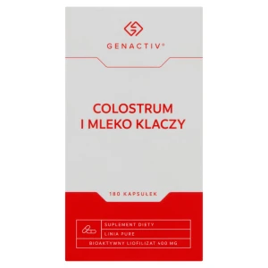 Colostrum i Mleko Klaczy Genactiv, kapsułki, 180 sztuk