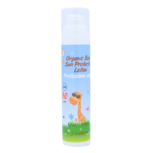 Azeta Bio, Organiczne mleczko ochronne na słońce z filtrami mineralnymi i SPF 50+ dla dzieci od 0m+, 100 ml