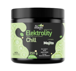 ALLHydrate, Elektrolity CHILL o smaku Mojito 350 g, 50 porcji