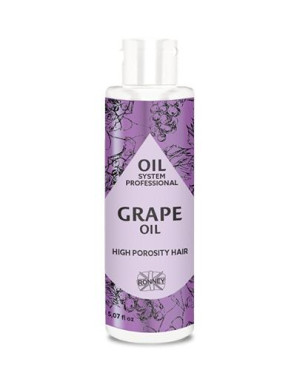 RONNEY Professional Oil System Olej GRAPE, Włosy wysokoporowane, 150 ml