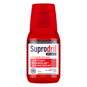 Suprodril Plus, specjalistyczny płyn do płukania jamy ustnej, 200 g