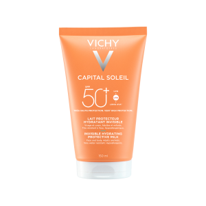 Vichy Capital Soleil, nawilżające mleczko ochronne do ciała SPF 50, 150 ml