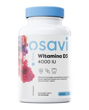 Witamina D3 4000 IU, kapsułki, 120 sztuk