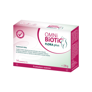 Omni-Biotic FLORA plus, proszek, 14 saszetek