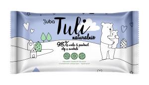 Luba Tuli naturalnie, nawilżane chusteczki dla dzieci, 98% woda pantenol i olej z awokado, 50 sztuk