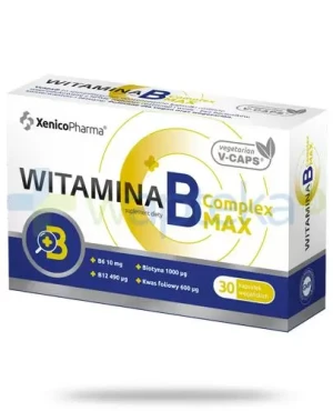 Witamina B Complex Max 30 kapsułek vege Xenico