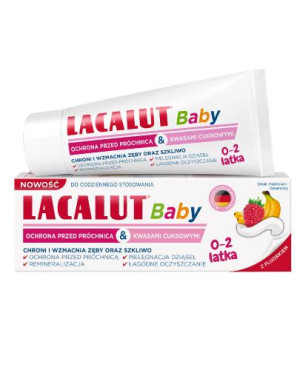 Lacalut Baby pasta do zębów 0-2 latka, 55 ml