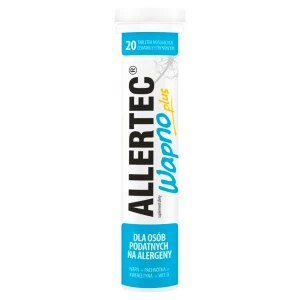 Allertec Wapno Plus, tabletki musujące, 20 sztuk