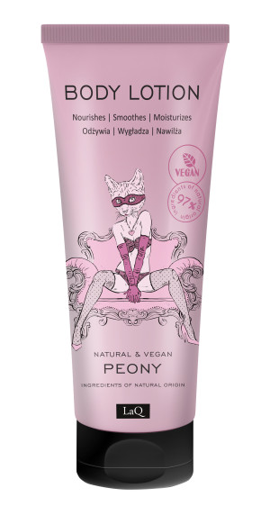 LaQ Kocica Piwonia Naturalny Balsam do ciała w tubie, 200 ml