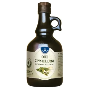 Oleofarm, olej z pestek dyni tłoczony na zimno, 500 ml