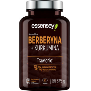 Essensey Berberyna + Kurkumina, kapsułki, 90 sztuk