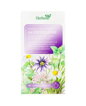 Herbene Na Uspokojenie herbatka, saszetki, 20 sztuk