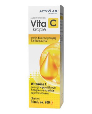 Activlab Pharma, Vita C krople, 30 ml