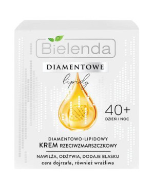 Bielenda Diamentowe Lipidy, Krem przeciwzmarszczkowy 40+ dzień/noc, 50 ml