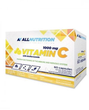 Allnutrition Vitamin C 1000 + bioflawonoidy, kapsułki, 60 sztuk