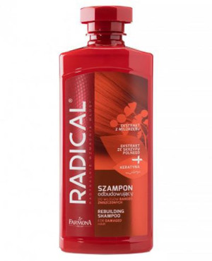 FARMONA RADICAL Szampon odbudowujący do włosów bardzo zniszczonych - 400 ml