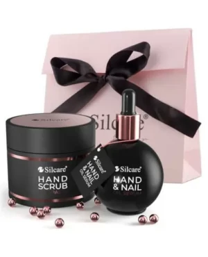 Silcare So Rose! So Gold! serum do rąk i paznokci 75 ml + peeling do rąk 150 ml [ZESTAW]