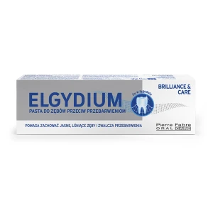 Elgydium Brilliance & Care, pasta do zębów przeciw przebarwieniom, 30 ml