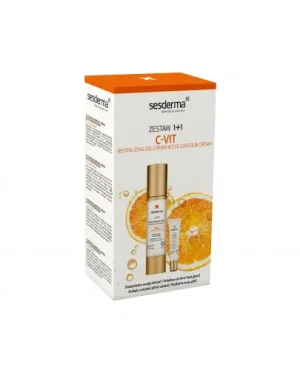 Sesderma C-Vit Krem żel 50 ml + kontur oczu 15 ml [ZESTAW]