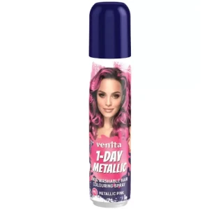 Venita 1-Day Metallic koloryzujący spray do włosów M1 różowy 50 ml
