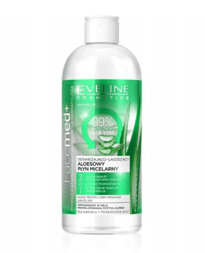 EVELINE FACEMED+ Łagodzący płyn micelarny aloesowy - 400 ml