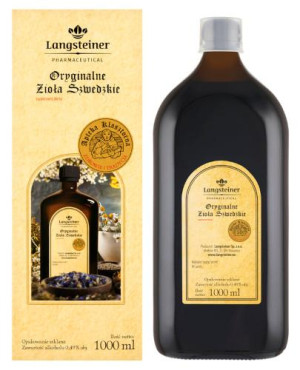 Langsteiner Oryginalne zioła szwedzkie, 1000 ml
