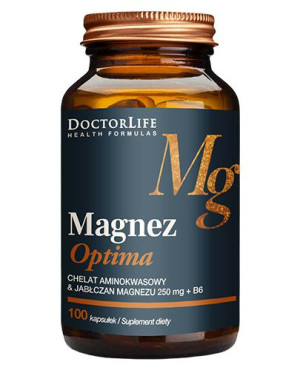 Doctor Life Magnez Optima - 100 kaps. - cena, opinie, wskazania