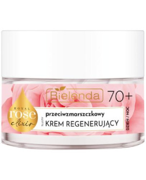 BIELENDA ROYAL ROSE ELIXIR Przeciwzmarszczkowy tłusty krem regenerujący 70+ dzień noc, 50 ml