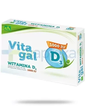 GAL Vitagal witamina D3 1000 90mg 60 kapsułek