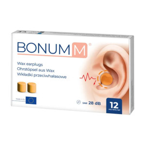 Bonumm Wkładki przeciwhałasowe, 12 sztuk