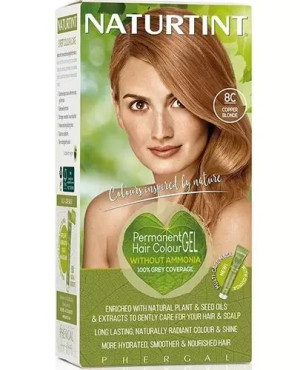 Naturtint Farba do włosów 8C Miedziany Blond, 1 sztuka