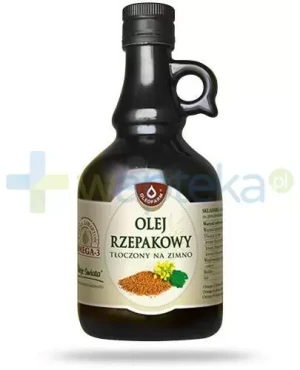 Oleofarm olej rzepakowy tłoczony na zimno, płyn 500 ml
