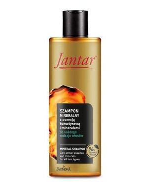 Jantar Szampon mineralny z esencją bursztynową i minerałami do każdego rodzaju włosów, 300 ml
