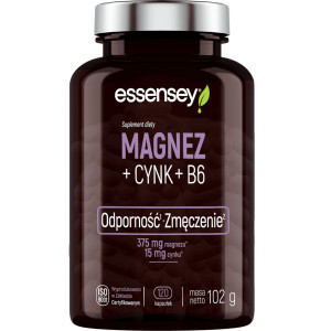 Essensey Magnez+Cynk+B6, kapsułki, 120 sztuk