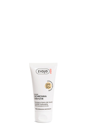 ZIAJA MED SPF50+ Tonujący krem do twarzy - 50 ml