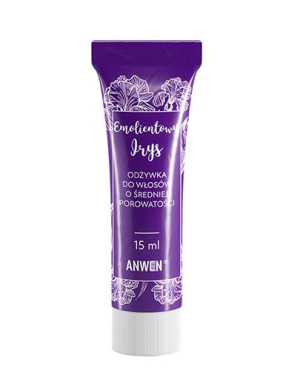 Anwen Emolientowy Irys Odżywka do włosów o średniej porowatości, 15 ml