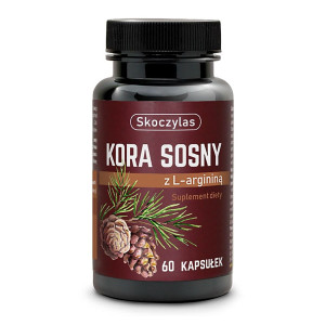 Skoczylas Kora Sosny z L-Arganiną, kapsułki, 60 sztuk
