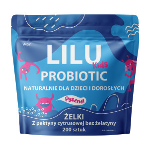 Lilu Kids Probiotic Żelki dla dzieci i dorosłych, 200 sztuk