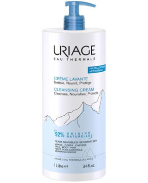 Uriage Creme Lavante Krem do mycia z Wodą Termalną Uriage z Alp francuskich, 1000 ml