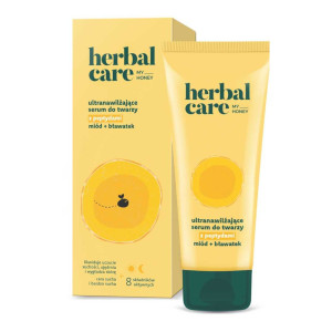 Herbal Care my honey Ultranawilżające serum do twarzy z peptydami: miód + bławatek, 50 ml