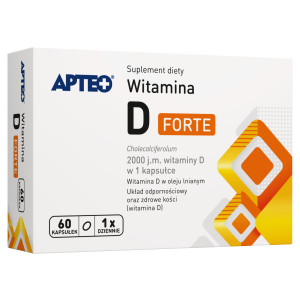 APTEO Witamina D forte 2000 j.m. - 60 kaps.
