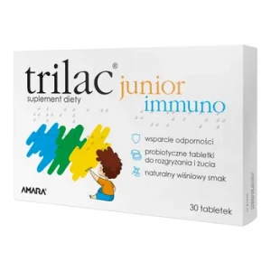 Trilac Junior immuno, tabletki do ssania, 30 sztuk