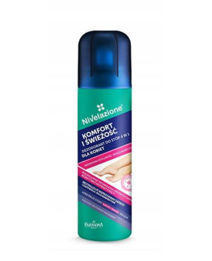 FARMONA NIVELAZIONE, Dezodorant do stóp 4w1 dla kobiet, 180 ml