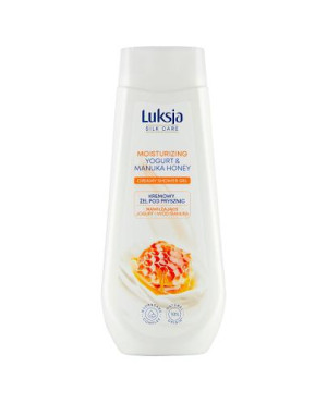 Luksja Silk Care Kremowy Żel pod prysznic Jogurt i Miód manuka, 500 ml
