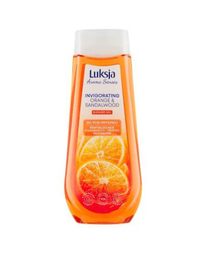 Luksja Aroma Senses Żel pod prysznic Pomarańcza i Drzewo sandałowe, 500 ml