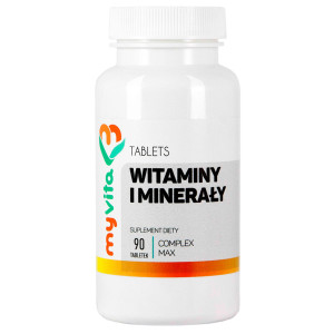 MyVita Witaminy i Minerały, 90 tabl., cena, opinie, składniki