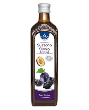 Oleofarm Suszona śliwka sok z naturalną witaminą C, 490 ml